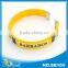 2015 Hot sale custom silicone bracelet for couple