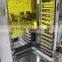 SY-102 Automatic servo tray-arranging machine with shutter conveyor