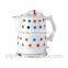 Enamel kettle set/ Ceramic LED Electric kettle/ White High Quality Teapot set/ 2015 New Design-3