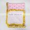 Pink and Gold Baby Blanket,Wholesale Gold Dots Blanket,Minky Baby Blanket