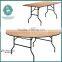 Modern folding dining table and chiavari chair