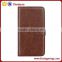 Crazy horse grain pattern with card holder pu leather case flip cover for Sony xperia c5 ultra