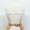 Leather Peplum Belt - Tan high quality