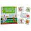 Fancy full color printed eco-friendly learning game cards for children