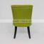 2016 europe pure color fabric covered chairs