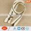 hot sale white tape antique brass teeth plastic zipper
