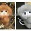 China manufacturer plush fox keychain 4inch