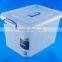 Colorful plastic storage box/container with wheels