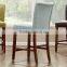 Hot sales Sky Blue Upholstered Counter Stools bar furniture