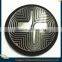 custom round 3d pvc badge rubber badge