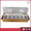 Wooden Condiment Caddy Best Quality Wooden Condiment Caddy