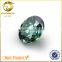 factory wholesale round brilliant cut 1ct weight 6.5mm green colored moissanite