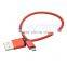 Aluminum Shell Braided Fabric Micro USB Data&Sync Charger Cable Cord For Cell Phone