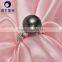18k gold wedding ring tahitian pearl 10-11mm large pearl size