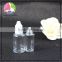 trade assuranc 12hours Delivery needle tip bottle 5ml 10ml 15ml 20ml 30ml 50ml PET dropper bottle with childproof cap