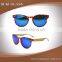 Best selling bamboo wood way pc sunglasses with custom free logo