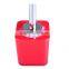 Rainbow Colored Style Square Contracted Type Toilet Brush Set