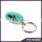 Wholesale OEM oval shape custom design metal keychain