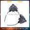 Wholesale high quality gilrs party decoration lace headband sexy cat ear headband