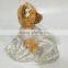 OEM factory handmade stuffed plush wedding dress bear toy