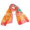 Classic Flower print Hot Sale Whole Sale Chiffon Scarf In stock