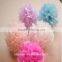 Tissue Paper Pom Poms 10pcs/lot DIY 10"(25 CM) Decorative Flower paper Ball for Baby Shower Birthday Wedding Party Decorations