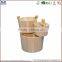 natural wholesale wooden ice barrel bucket wooden planter