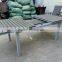extendable polywood chair and table, plastic wood dining long table and folding chair