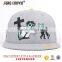 embroidery brim snapback cap/brim snapback caps/fashion new snapback cap