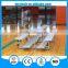 Environmental Soccer Aluminium Frame Bleachers Bench Seat With Wheels