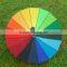 factory wholesale custom rainbow colorful umbrella