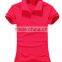 100% cotton oem service blank ladies polo t shirt