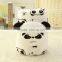 Creative Lovely Cartoon Panda Style Car Office TV Plush Down Cushuion Pillow 3 in 1 Set AC Blanket