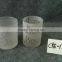 Frosted Glass Candle Holder