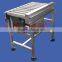 Automatic stainless steel gravity roller conveyor