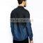2015 Male Long Sleeve Cotton Blouse Men Loose Tops Street Denim Shirt (JXW816)
