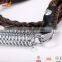 Wholesale Custom Print Logo Dog Training Leather Leash                        
                                                Quality Choice