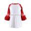 wholesale ruffle raglan shirt little girl kids boutique shirts latest design girls top