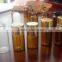 China Production Processing Glass Tube Style Clear Or Amber Cosmetics Glass Bottle With Dropper