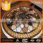 Decorative Entry Floor Inlays Marble WaterJet Medallion