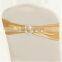 High Quality Gold Spandex Metallic Chair Band