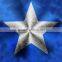 New Model Modern Home Decoration Wall Hanging Art Star Glass Painting