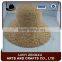 Hot sale mens natural grass straw boater hat