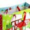 Wholesale custom gloss lamination christmas paper bags paper gift bags with handles
