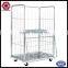 professional design convenient operation steel storage pallet cart with four wheels