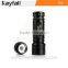 cool black aluminium alloy rechargeable led outdoor lamp powered 18650 battery