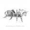 2016 new product 3D Puzzle Metal Laser Cut Model 3D Jigsaws DIY Gift