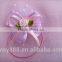 Pre-tied bows with elastic band organza ribbon bow for gift packing packing satin bow purple ribbon bows