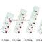 9 way ABS plastic shell extension socket with switch