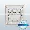 brushed champagne 4 gang 1 way electric wall switch